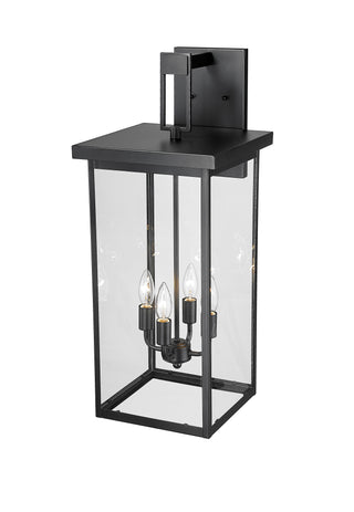 Barkeley 4-Light Outdoor Wall Sconce Powder Coated Black