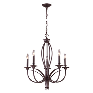 Medford 26'' Wide 5-Light Chandeliers - Oiled Bronze