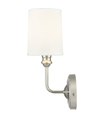 Leena 1-Light Wall Sconce Polished Nickel