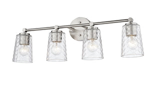 Ashli 4-Light Vanity Brushed Nickel