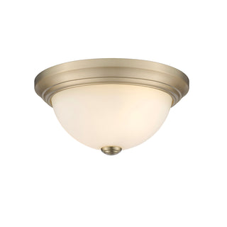 2-Light Flushmount Ceiling Light Modern Gold