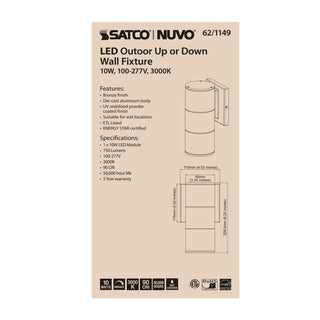 1 LT LED LG UP OR DOWN SCONCE