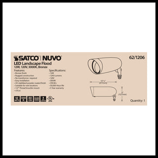 LED 12W LANDSCAPE FLOOD