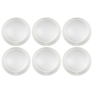 7" LED DISK LIGHT WHITE FINISH