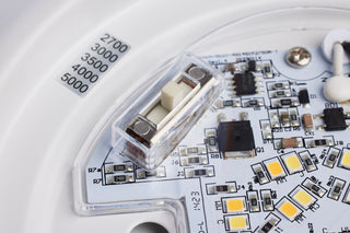 7" LED DISK LIGHT WHITE FINISH