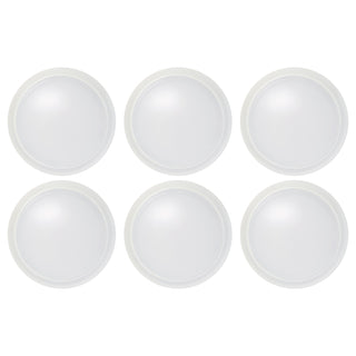 10" LED DISK LIGHT WHITE FIN