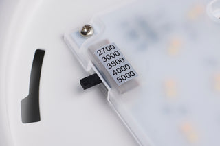 10" LED DISK LIGHT WHITE FIN