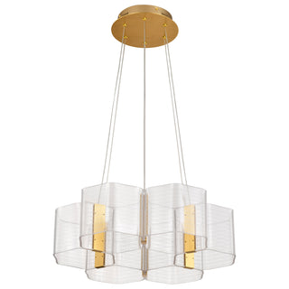 KENZO LED 6 LIGHT CHANDELIER