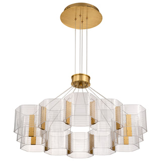 KENZO LED 12 LIGHT CHANDELIER