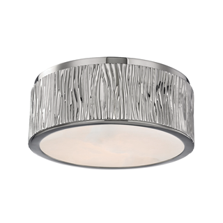 Crispin Flush Mount Polished Nickel