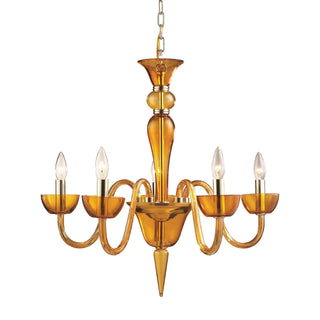 Vidriana 24'' Wide 5-Light Chandeliers - Polished Chrome