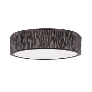 Crispin Flush Mount with Old Bronze Finish