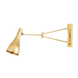 NORTHFORD Wall Sconce with Aged Brass Finish