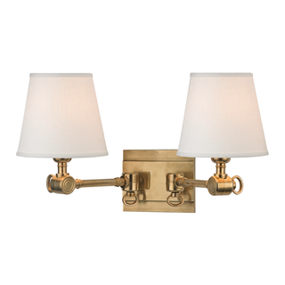 Hillsdale Wall Sconce Aged Brass