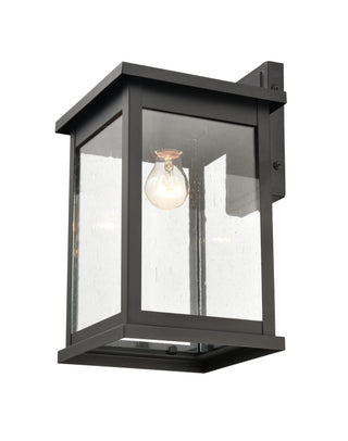 Bowton 1-Light Outdoor Wall Sconce Powder Coated Black
