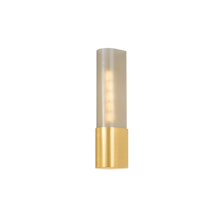 SOMERSVILLE Wall Sconce with Aged Brass Finish