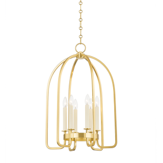OAKVILLE Lantern with Aged Brass Finish
