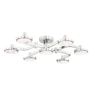 Meander Semi Flush Polished Nickel