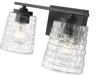 Saben 2-Light Vanity Matte Black