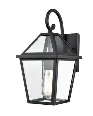 Eston 1-Light Outdoor Wall Sconce Textured Black
