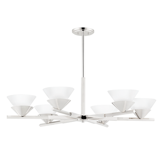 Stillwell Chandelier with Polished Nickel Finish