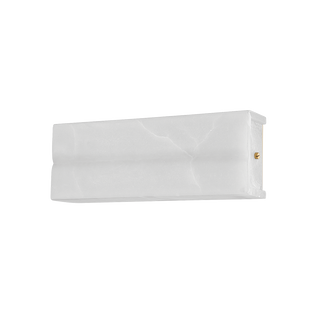 BREMSEN Wall Sconce with Aged Brass Finish