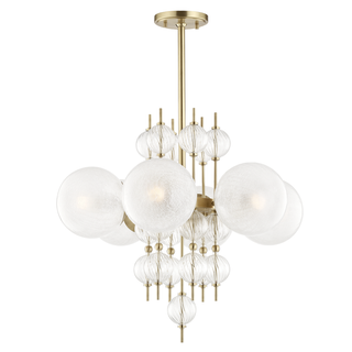 Calypso Chandelier Aged Brass