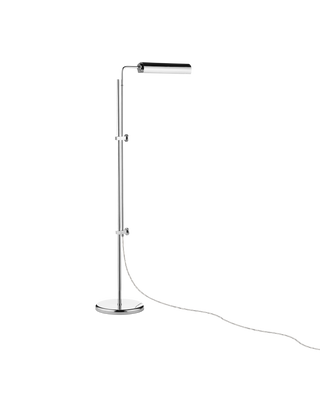 Satire Nickel Floor Lamp