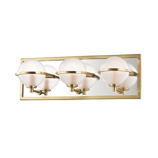Axiom Bath and Vanity with Aged Brass Finish