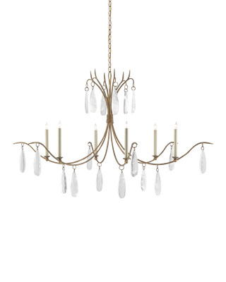 Marshallia Large Gold Chandelier