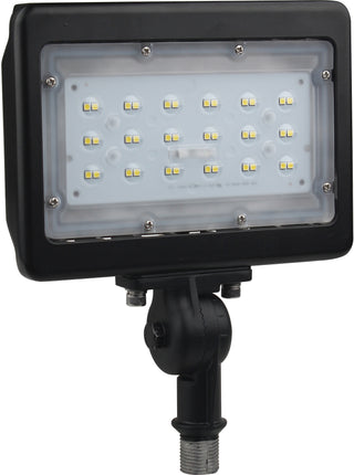 LED Medium Flood Light; 30W; 3000K; Bronze Finish; 100V-277V; Dimmable