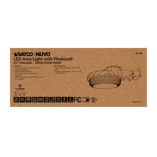 60W LED AREA LIGHT W/PHOTOCELL