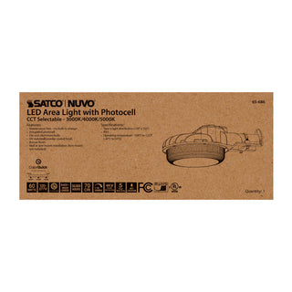 60W LED AREA LIGHT W/PHOTOCELL