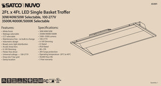 2X4 SINGLE BASKET TROFFER