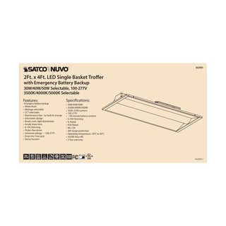 2X4 EM SINGLE BASKET TROFFER