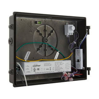 LED CUTOFF WALL PACK CCT&WATT