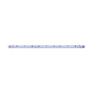 8 Foot; Vapor Proof Linear Fixture with Integrated Microwave Sensor; CCT & Wattage Selectable