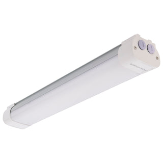 2 Foot; 20 Watt; LED Tri-Proof Linear Fixture; CCT Selectable; IP65 and IK08 Rated; 0-10V Dimming