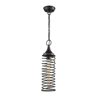 Spring 5'' Wide 1-Light Mini Pendant - Oil Rubbed Bronze