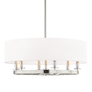 Durham Chandelier with Polished Nickel Finish
