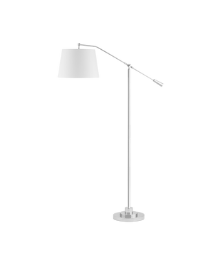 Maxstoke Nickel Floor Lamp