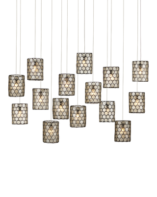 Regatta 15-Light Linear Multi-Drop Pendant