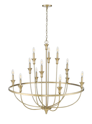 Emery 12-Light Chandelier Ceiling Light Modern Gold