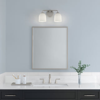 Norah 2-Light Vanity Brushed Nickel