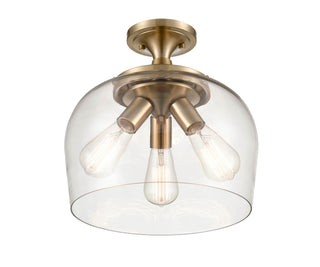 Ashford 3-Light Semi-Flush Ceiling Mount - Modern Gold