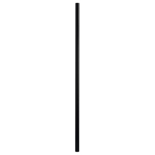 10ft Post with Photocell 10' Direct Burial Post with Photo Cell In Black Finish