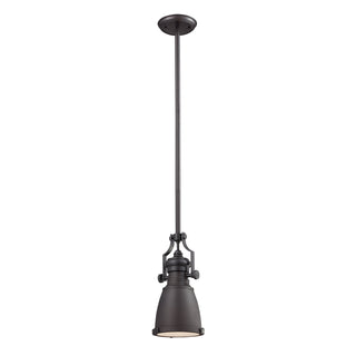 Chadwick 8'' Wide 1-Light Mini Pendant - Oiled Bronze