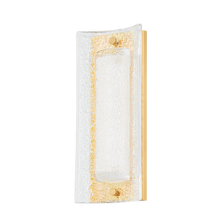 PHILMONT Wall Sconce with Aged Brass Finish