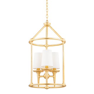 Torch Lantern with Gold Leaf Finish