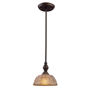 Norwich 8'' Wide 1-Light Mini Pendant - Oiled Bronze